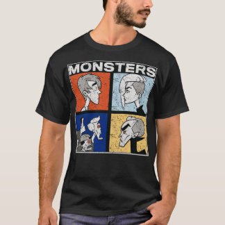 Camiseta monstros
