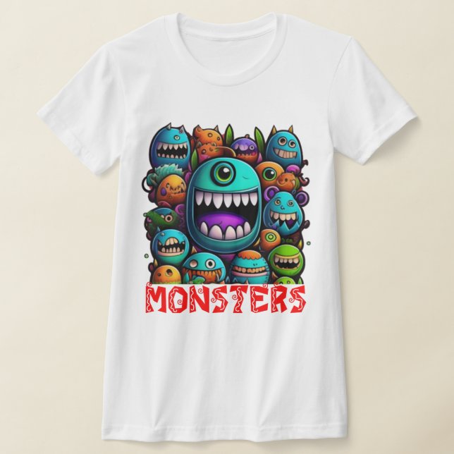 CAMISETA MONSTROS (Postura )