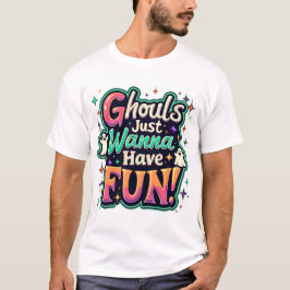 Camiseta Monstros Apenas Querem se Divertir - Vibrações de 