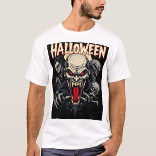 Camiseta Monstros Assustadores do Halloween