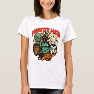 Camiseta Monstros Clássicos de Terror Vintage