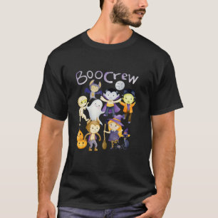 Camiseta Monstros da Tripulação Boo Vamire Bat Witch Fantas