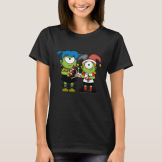 Camiseta Monstros de Cartoon