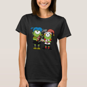 Camiseta Monstros de Desenho Animado