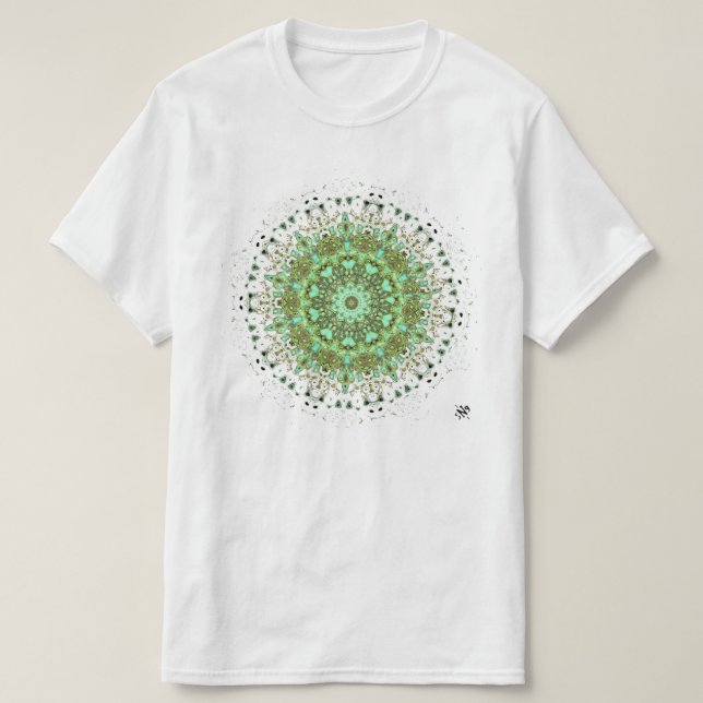 Camiseta Monstros de Mandala (Frente do Design)
