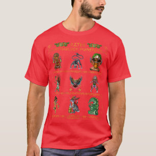 Camiseta Monstros de mitologia asteca