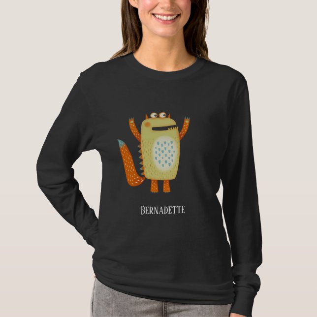 Camiseta Monstros Divertidos Personalizados (Frente)