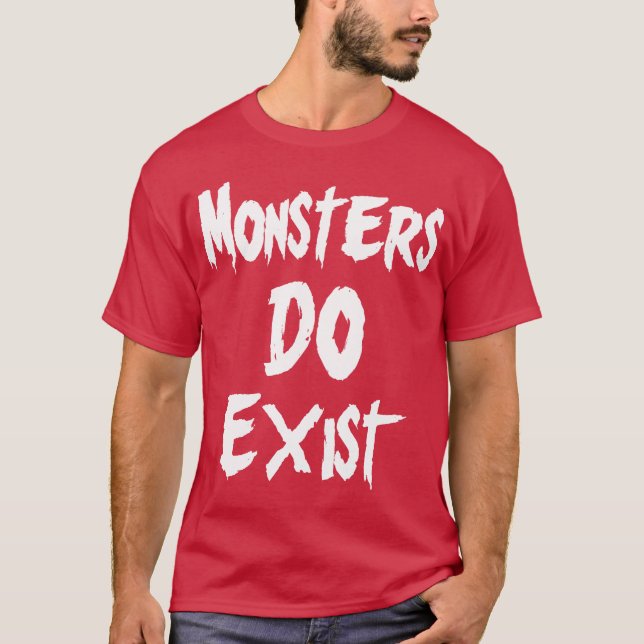 Camiseta Monstros do existe (Frente)