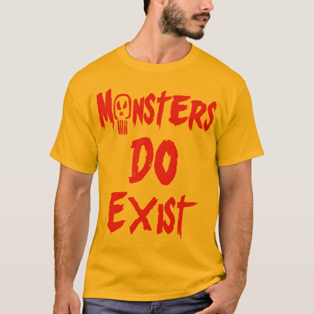 Camiseta Monstros do existe (Frente)