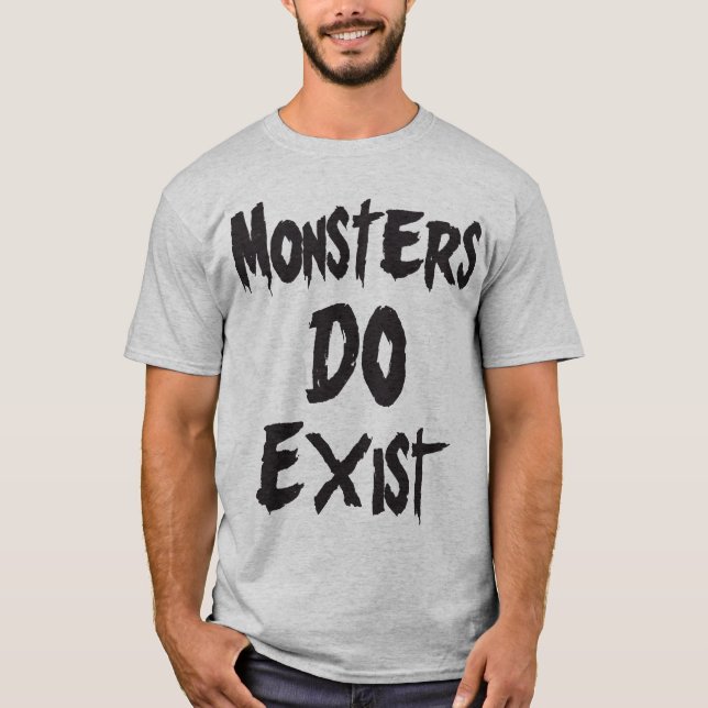Camiseta Monstros do existe (Frente)