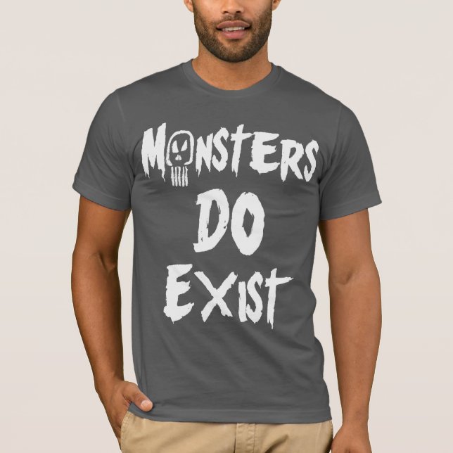 Camiseta Monstros do existe (Frente)