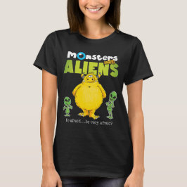 Camiseta Monstros e Aliens V2
