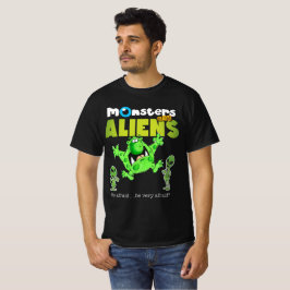 Camiseta Monstros e Aliens V3