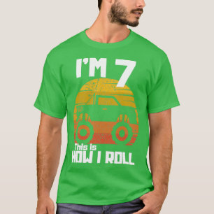 Camiseta Monstros Engraçados, 7 de Festa de aniversário, Pr