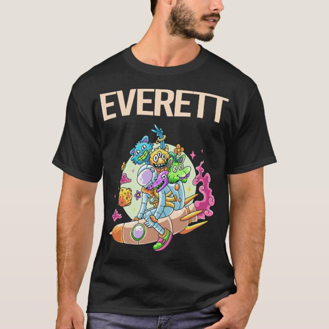 Camiseta Monstros Felizes - Everett (Frente)