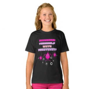 Camiseta Monstros rosa