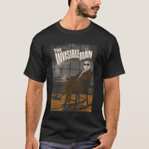 Camiseta Monstros Universais Homem Invisível Cadeira Balanç