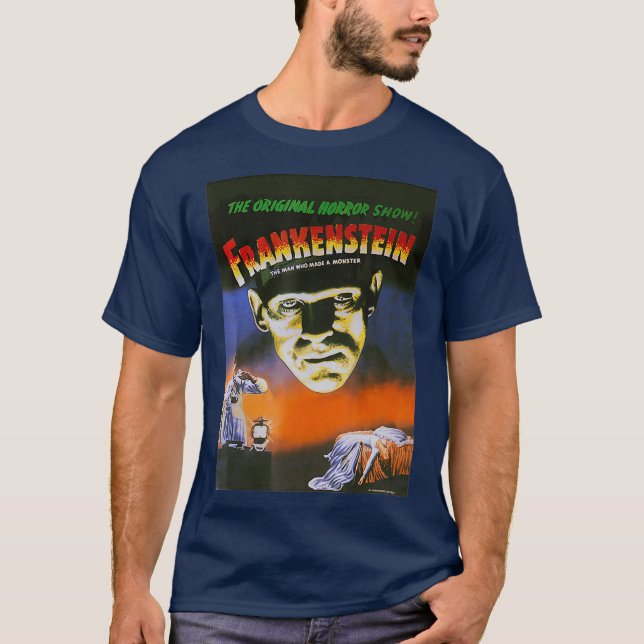 Camiseta Monstros Universais Incomodaram o filme Frankenste (Frente)