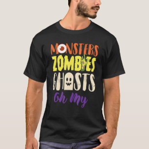 Camiseta Monstros Zumbis Fantasmas