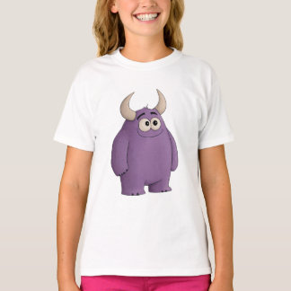 Camiseta Monstruo morado