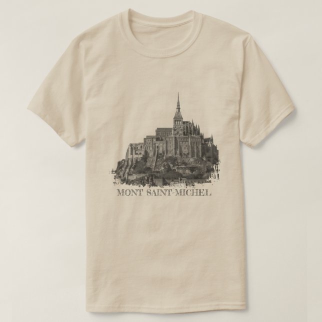 Camiseta Mont Santo-Michel Em Destensão (Frente do Design)