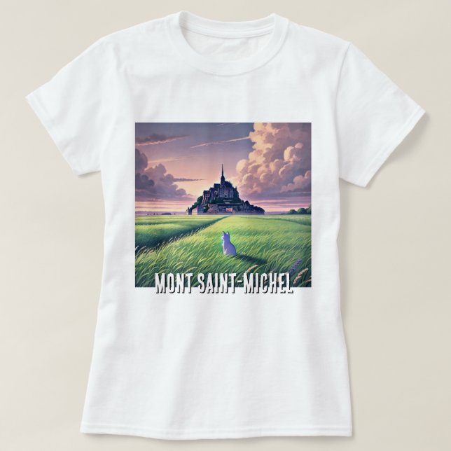 Camiseta Mont Santo-Michel T-Shirt (Frente do Design)