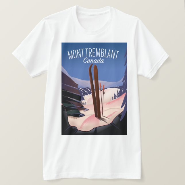 Camiseta Mont Tremblant Esqui Canadá (Frente do Design)