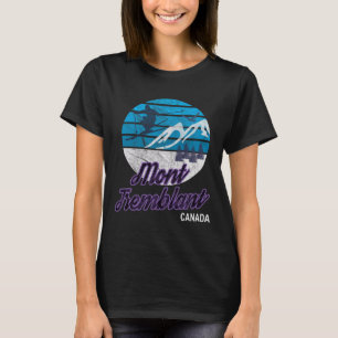 Camiseta Mont-tremblant Quebec Canada Ski Resort Snowboardi