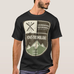 Camiseta Mont Tremblant Quebec Canada Vintage Zip
