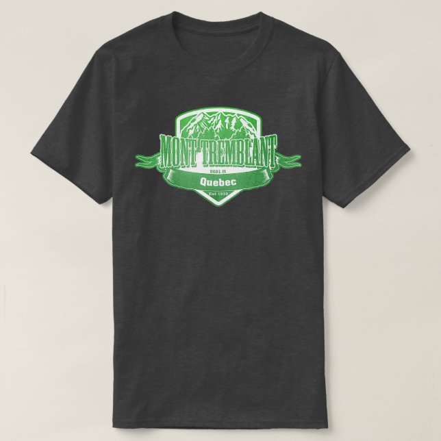 Camiseta Mont Tremblant Quebec Ski Resort (Frente do Design)