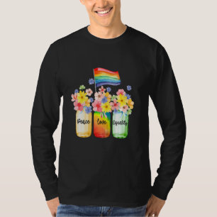 Camiseta Monta de Consciência do Orgulho Lgbt para Igualdad