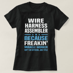 Camiseta Montador de arnês de fios