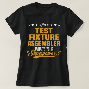 Camiseta Montador de fixação de teste