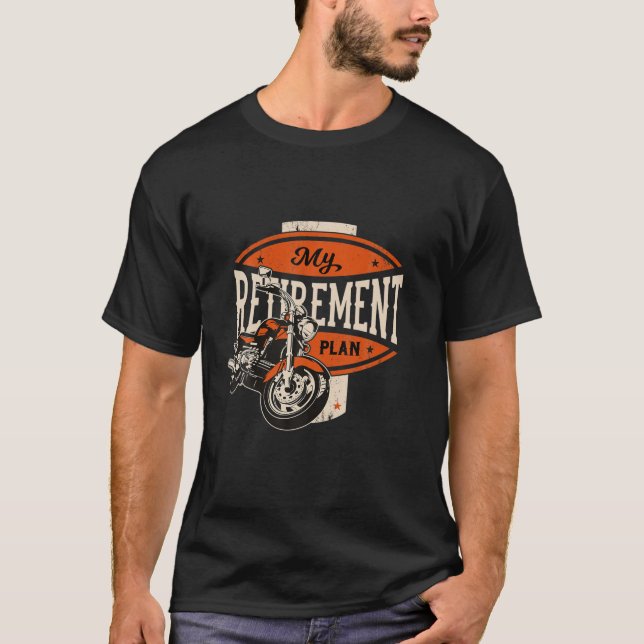 Camiseta Montador de motocicleta do Biker do Plano de Refor (Frente)