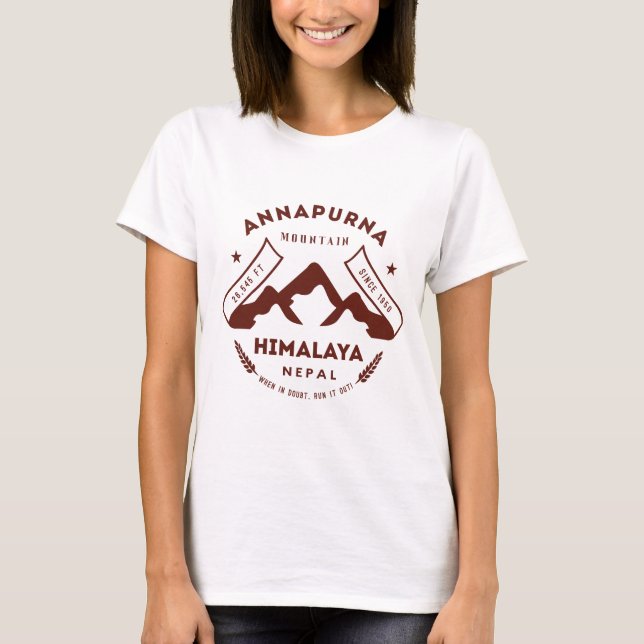 Camiseta Montagem Annapurna Nepal (Frente)