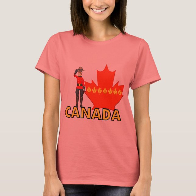 Camiseta Montagem canadense (Frente)