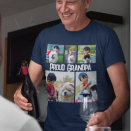 Camiseta Montagem de Colagem de Fotos Personalizada Collage