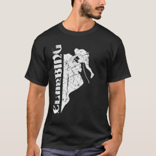 Camiseta Montagem de enroladores de silhueta subindo 28