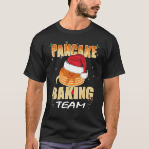 Camiseta Montagem de Panquecas de Natal
