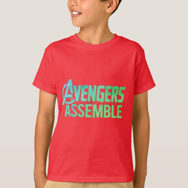 Camiseta Montagem de Vingadores (Frente)
