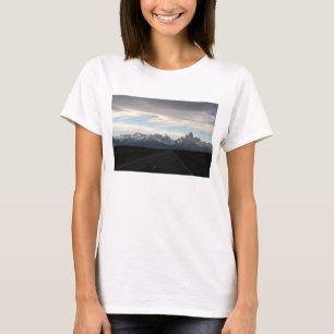 Camiseta Montagem Fitz Roy e escala de Andes