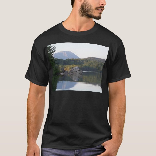 Camiseta Montagem Katahdin do lago rainbow (Frente)
