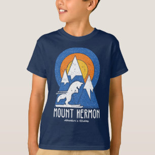 Camiseta Montagem Retrorna Hermon Ski White Fox T Shirt