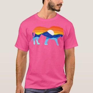 Camiseta Montagens de Retro de Ataque em Camp Lion