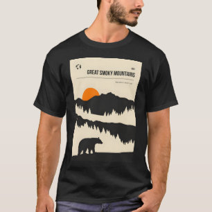 Camiseta Montagens do Enfumaçado do excelente Vintage Viage