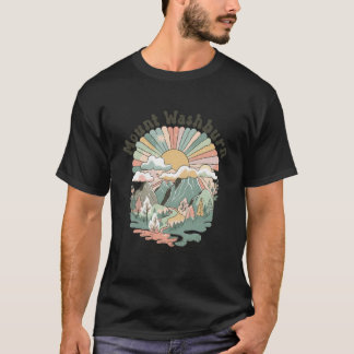 Camiseta Montagens Vintage Mount Washburn Wyoming Caminhand