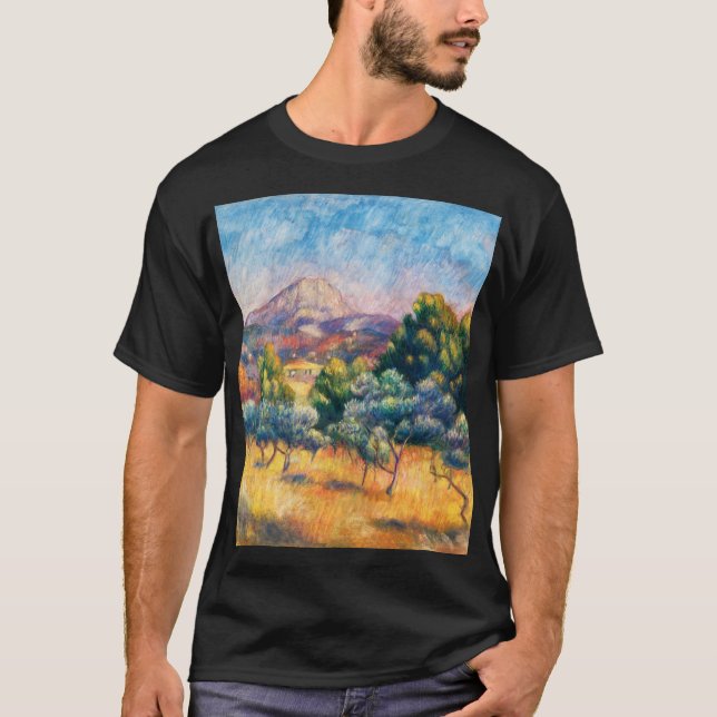Camiseta Montagne Sainte-Victoire (Paysage) Renoir (Frente)