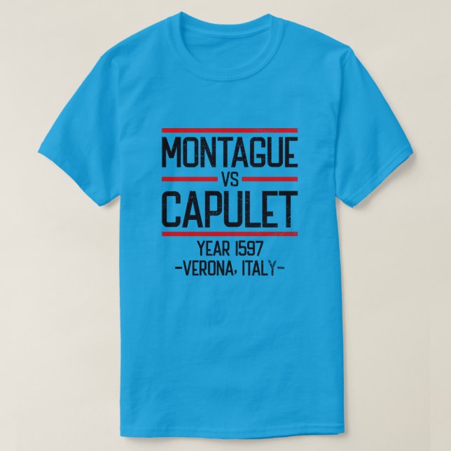 Camiseta Montague vs Capulet (Frente do Design)