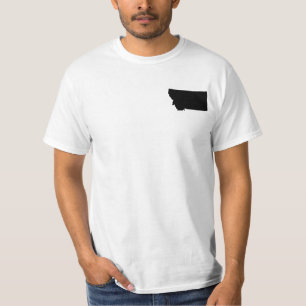 Camiseta Montana em preto e branco