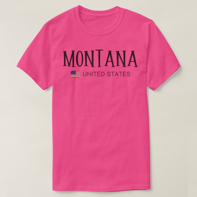 Camiseta Montana Estados Unidos (Frente do Design)